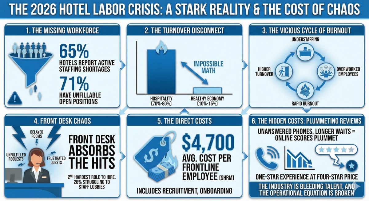 The 2026 Hotel Labor Crisis: A Stark Reality
